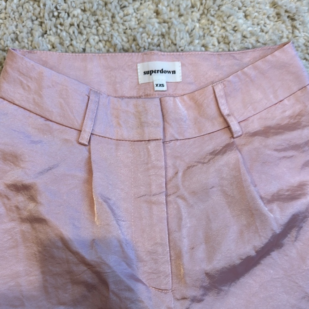 Superdown Pink Shimmer Skirt